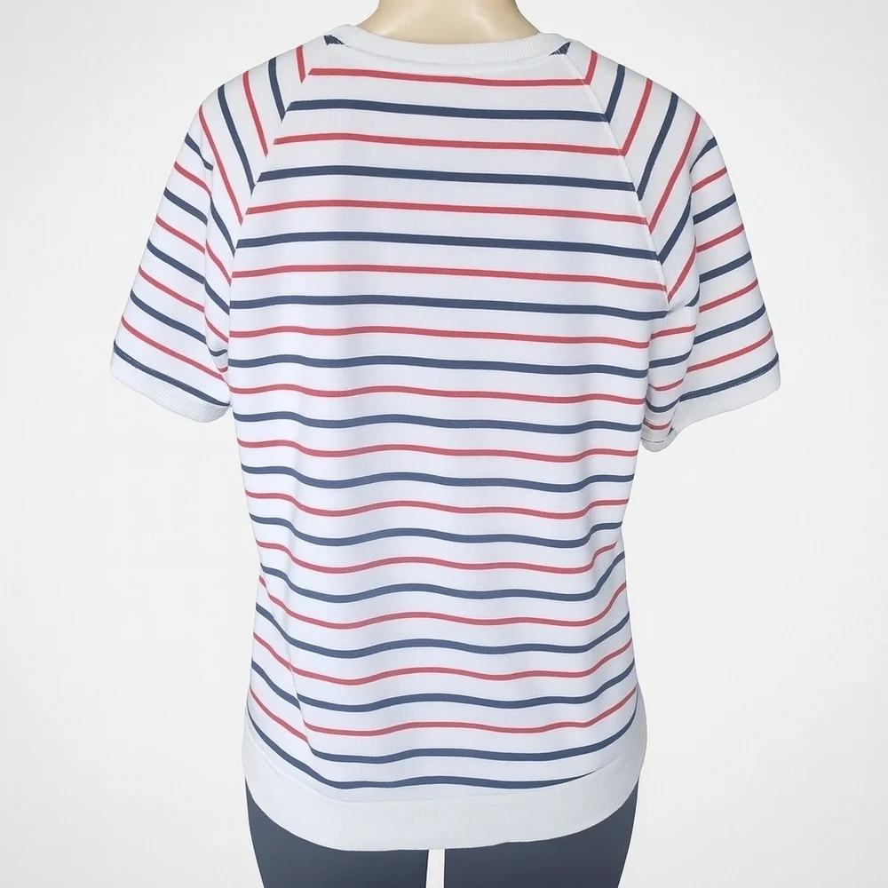 St. John’s Bay Striped Short Sleeve Tee Size: Medium